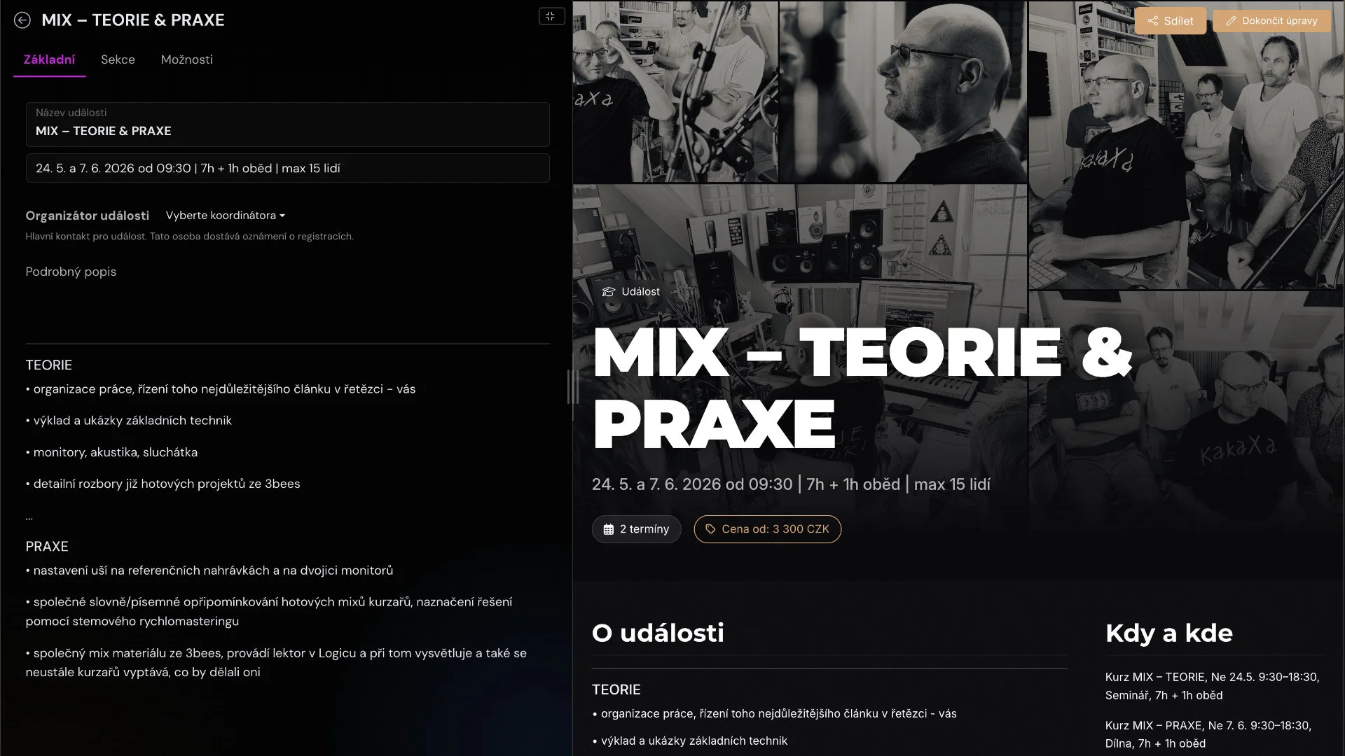Upravujete a hned vidíte výsledek